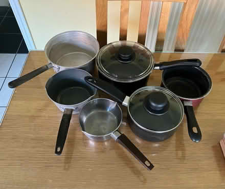 Photo of free Assorted saucepans (St. Michaels Mead, B/Stortford) #1