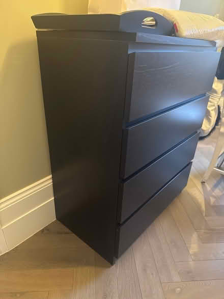 Photo of free Black wood cabinet (W11) #4
