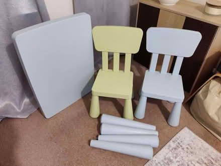 Photo of free Child's table and chairs (North Tonbridge TN10) #2