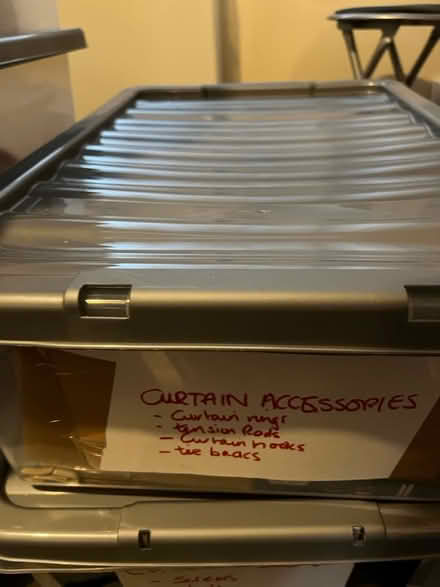 Photo of free Box assorted curtain accessories (Cumbernauld G67) #1