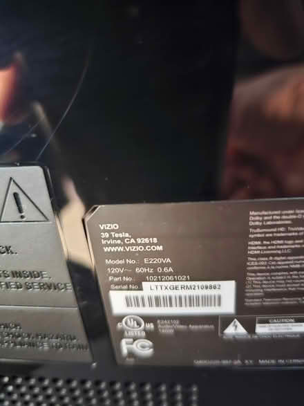 Photo of free Vizio 22" LCD TV (Raritan Township/Ringoes) #3