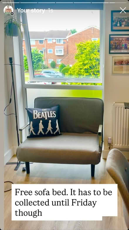 Photo of free Sofa bed to (East Barnet EN4) #1