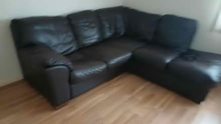 Photo of free Brown corner settee (stevenage) #1