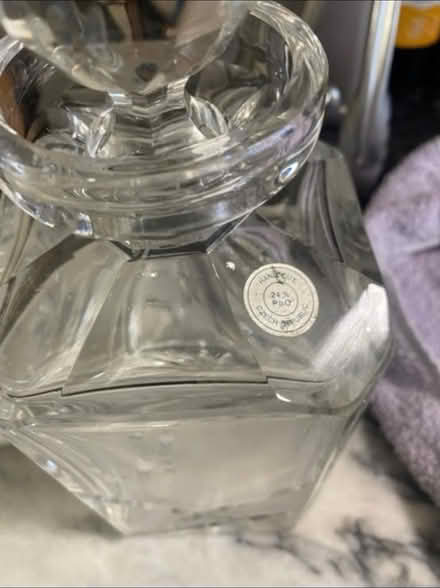 Photo of free Hand Cut Glass Decanter (Cheshunt En8) #2