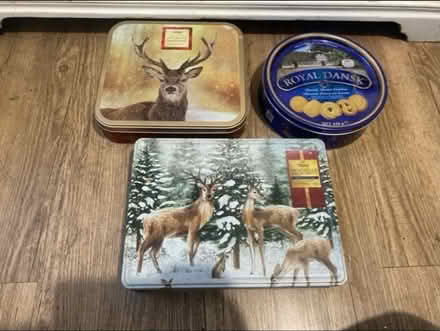Photo of free Empty Tins x 3 (Cheshunt En8) #1