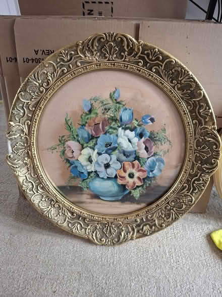 Photo of free Two round paintings (Higher Irlam M44) #1