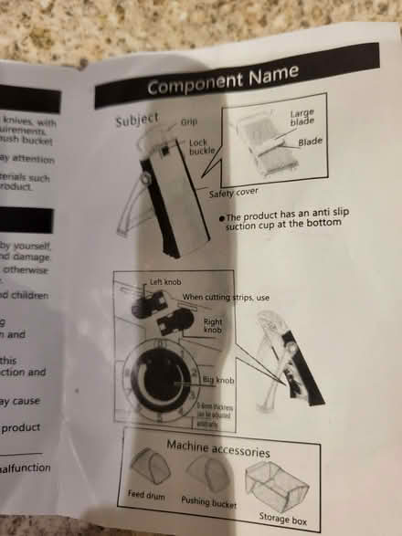 Photo of free Vertical vegetable cutter (Holywell WD18) #3