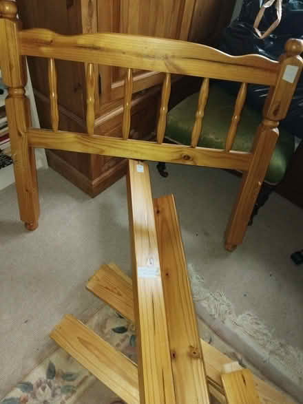 Photo of free for repurposing* parts of a single bed (Northall LU6) #1