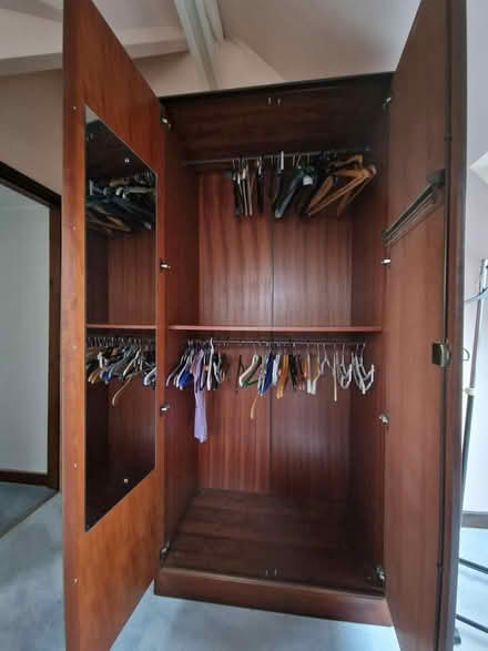 Photo of free Tall Stag wardrobe, good condition (Rochford WR15) #2