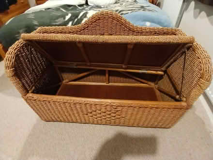 Photo of free Wicker ottoman (Henlow SG16) #3