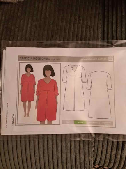 Photo of free BRAND NEW Patricia Rose paper dress patter. Sizes 18 to 30 (Old Windsor SL4) #1