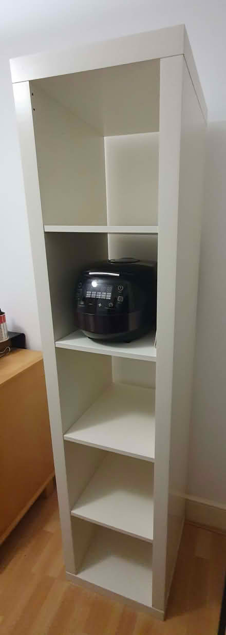 Photo of free Tall White Shelving Unit (Askew Road W12) #2