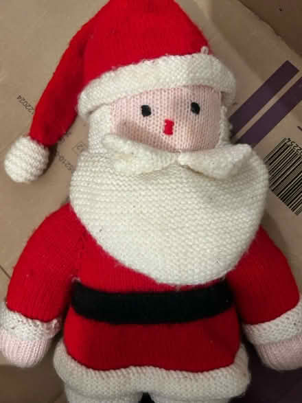 Photo of free Knitted Santa teddy (Chatham ME4) #2