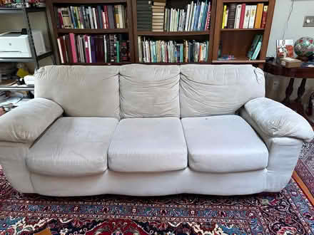 Photo of free 2 White Couches (Mercer Island) #2