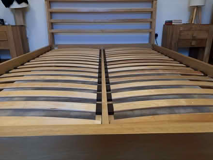 Photo of free Wooden Double Bed Frame (Prime Ministers MK41) #2