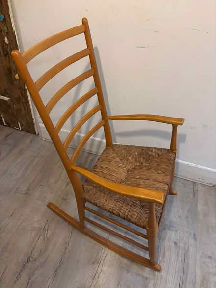 Photo of free Wooden rocking chair (Cashes Green GL5) #1