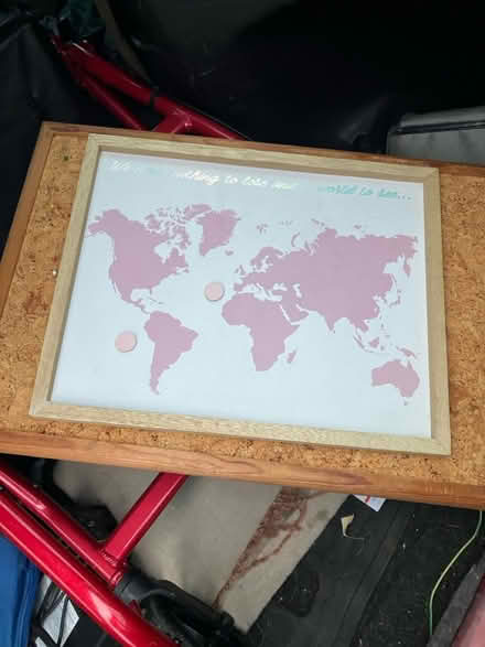 Photo of free Magnetic note board+cork pin board (Hinton.) #1