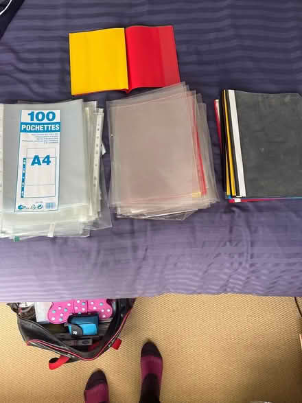 Photo of free Lots of plastic pouches/ folders (Colehill BH21) #1