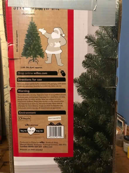 Photo of free Wilko Xmas Tree (Malvern Link WR14) #3