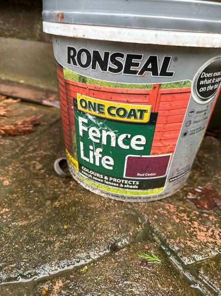 Photo of free Fence paint (St.Leonards TN38) #1