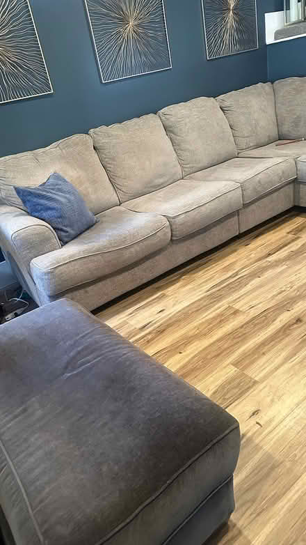 Photo of free Sectional and Oversized Chair (Sandy) #2