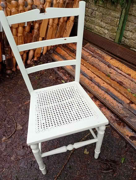 Photo of free Wicker Seat chair (Twywell (Nr Thrapston)) #1
