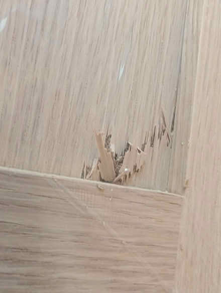 Photo of free New but damaged internal oak door (Seven Sisters N15) #3