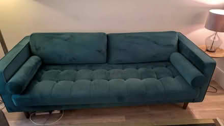 Photo of free Rubeza scott agean 3 seater sofa. L221cm, w100cm, d90cm. (Highams Park E4) #3