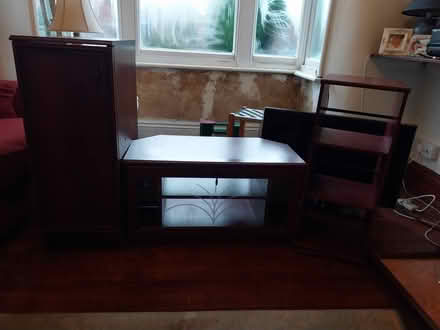 Photo of free Tv stand, dvd stand and cabinet (Belper DE56) #1