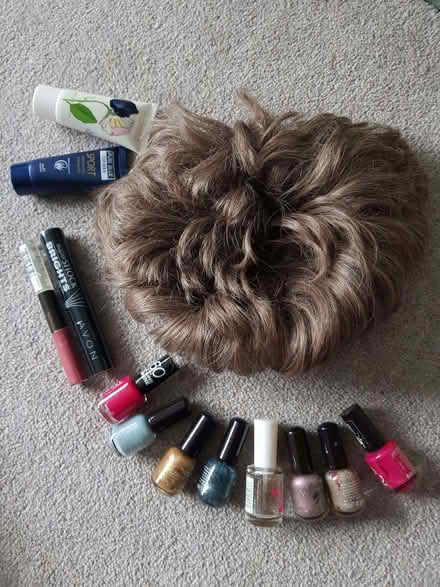 Photo of free Wig & nail varnish & cosmetics (Kendal LA9) #1