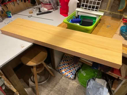 Photo of free Beach wood effect floating shelf (Lightwater GU18) #1