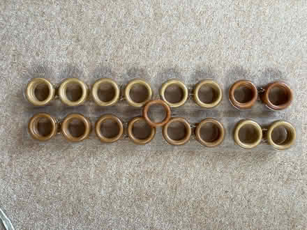 Photo of free Curtain rings x 49 (Kingsdown near Deal CT14) #1