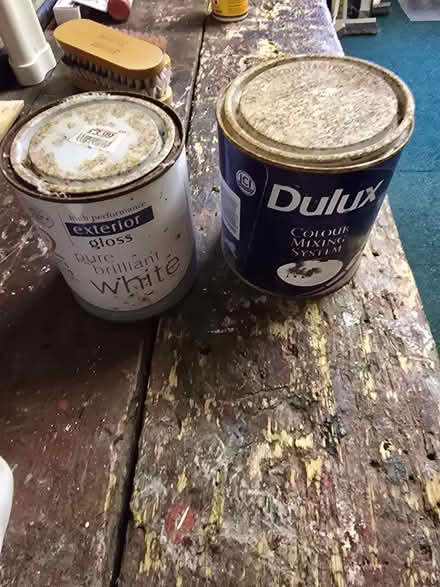 Photo of free White paint, 2 tins, unused (Horspath OX33) #1