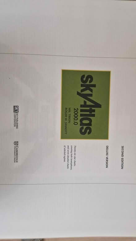 Photo of free 2000 edition Skyatlas (Stotfold) (Stotfold SG5) #2
