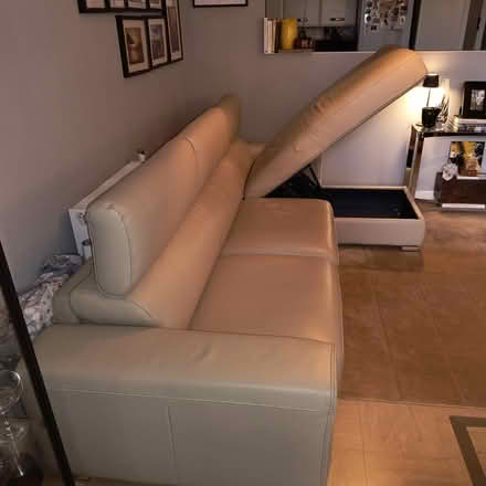 Photo of free L-shape (left) Leather Sofabed (SW9) #4