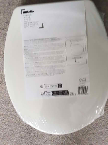 Photo of free New & unopened lightweight plastic toilet seat (Kendal LA9) #1