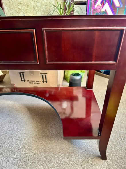 Photo of free Mahogany Console Desk/Table (Hebburn NE31) #3