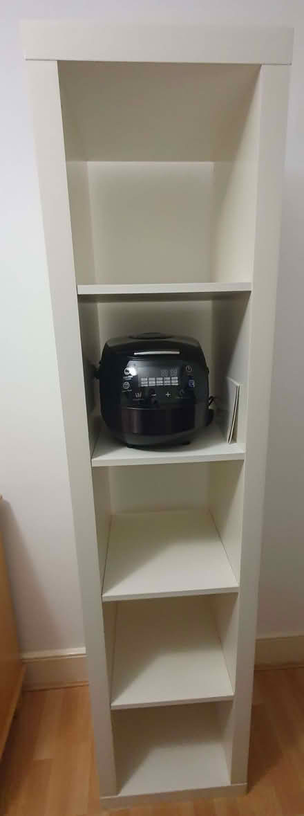 Photo of free Tall White Shelving Unit (Askew Road W12) #1
