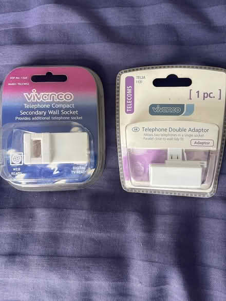 Photo of free Old telephone adapters, unused (Colehill BH21) #1