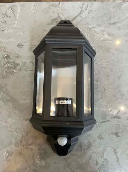 Photo of free Outdoor half-lantern lights with dusk to dawn sensor (Plaxtol TN11) #1