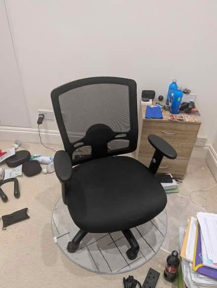 Photo of free Office chair and side desk (NW2) #2