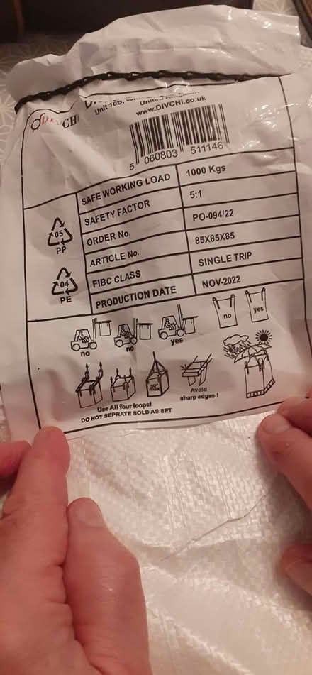 Photo of free 3 Dumper bags (Sandsfield Park CA2) #1