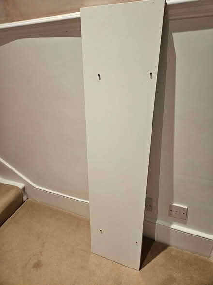 Photo of free White shelf with brackets (Wandsworth Common SW11) #3