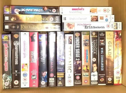 Photo of free Selection of movies on VHS, PG12 & higher. (Caton LA2) #1