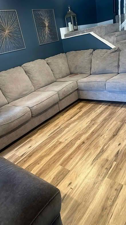 Photo of free Sectional and Oversized Chair (Sandy) #3