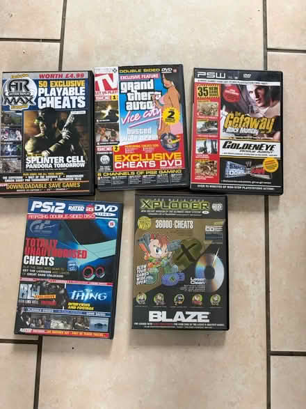 Photo of free Cheat PlayStation/xbox dvds (Westbury Wilts BA13) #1