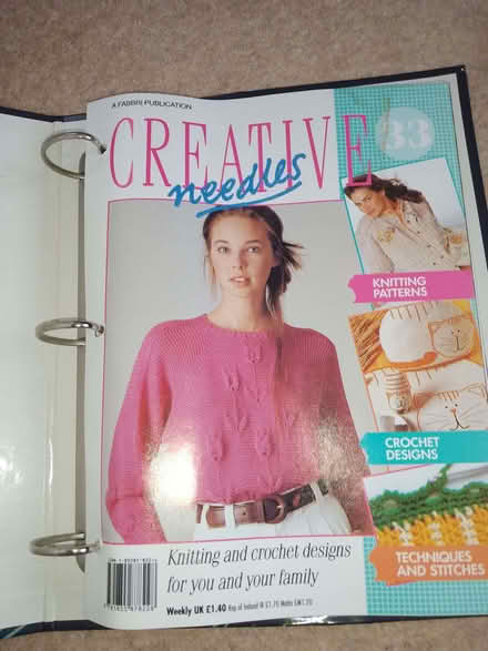 Photo of free Knitting and crochet patterns in folders. (Greenstead CO4) #2