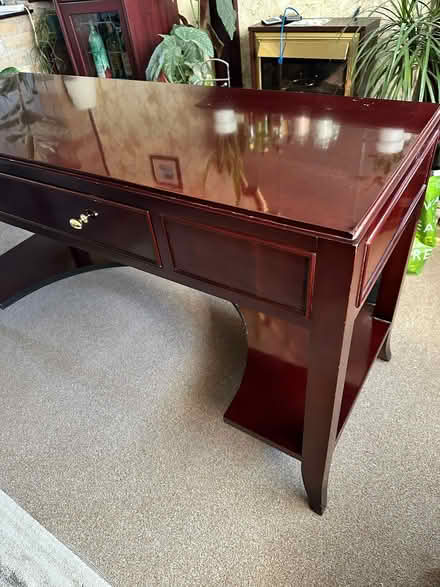 Photo of free Mahogany Console Desk/Table (Hebburn NE31) #2