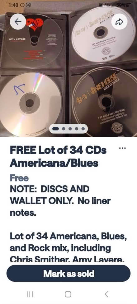 Photo of free 34 CDs and wallet (Hollymead) #1