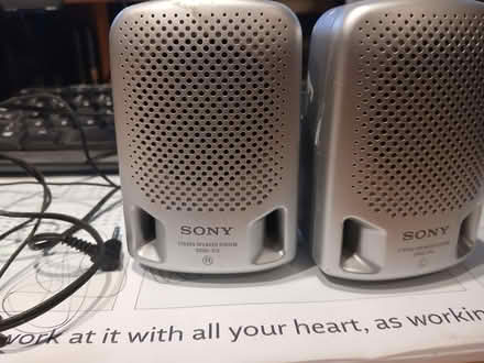 Photo of free Sony little speakers SRS - P3 (Mexborough S64) #1